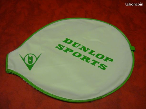 Sac de raquette de sport Dunlop vintage années 60 1970 étui de