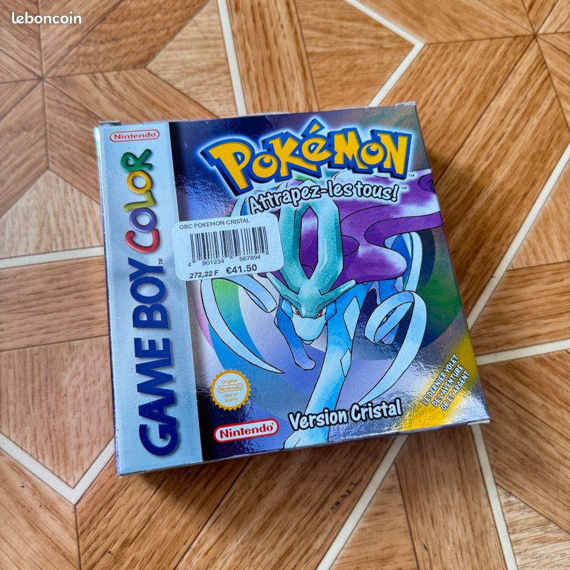 POKEMON CRYSTAL VERSION Nintendo Gameboy Color CGB-BXTJ-JPN 2000 Save OK EUR 31,56 - FR