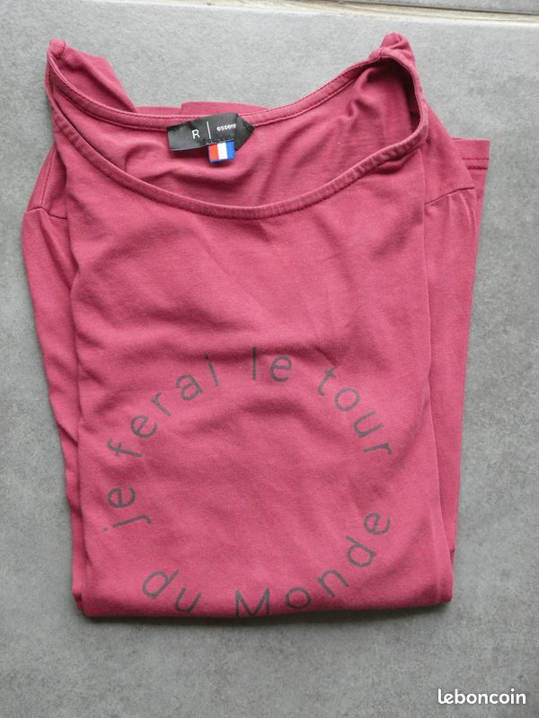 T-shirt femme manche ¾ (image 1)