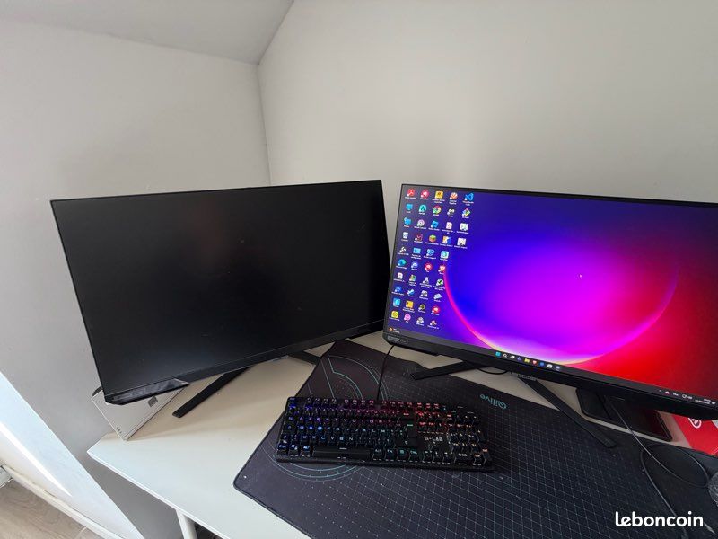 Pc gamer + 2 écrans + souris + casque (image 5)