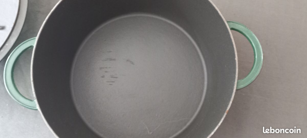 Cocotte Paul Bocuse Nomar Staub 24 Cm Violet – Fonte émaillée, Fabriquée En France, Vintage 1980