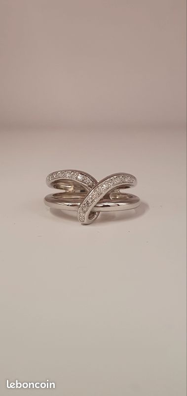 Bague Or 750/1000, Diamants (image 1)