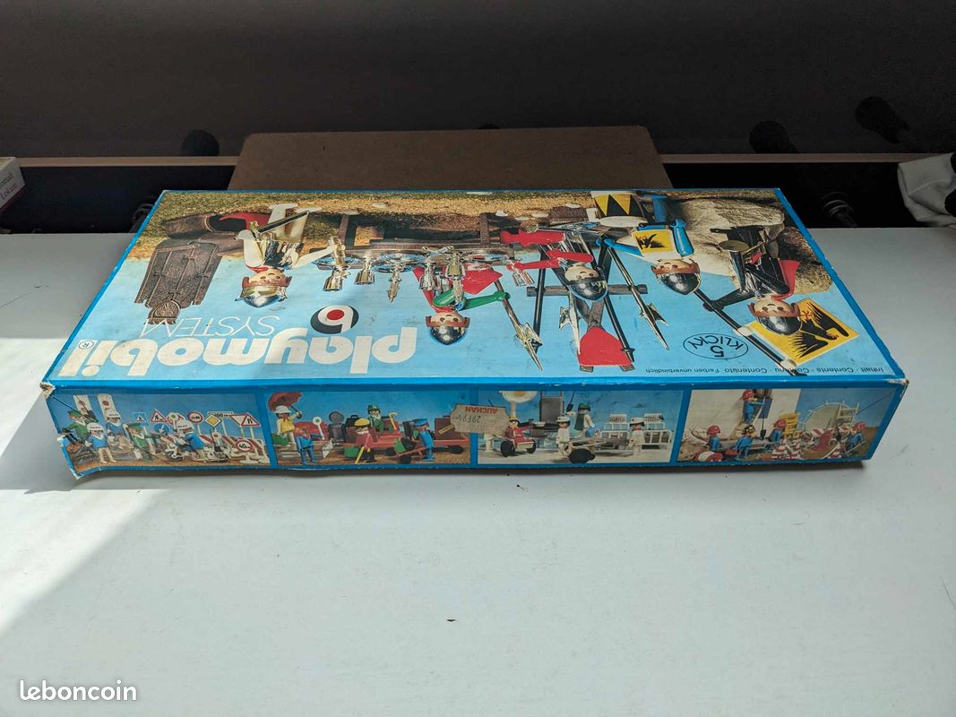 Playmobil chevaliers chrome faucon 3260 V2 en boite set exclusif vintage moyen âge médiéval très rare (image 7)