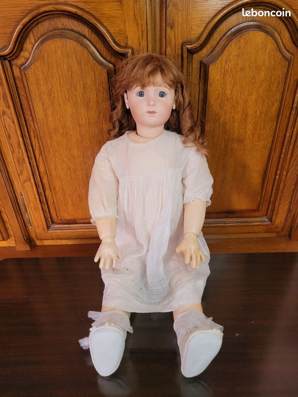 POUPÉE ANCIENNE TÊTE porcelaine 10 Perle déposé Tanagra Paris EUR 50,00 - FR