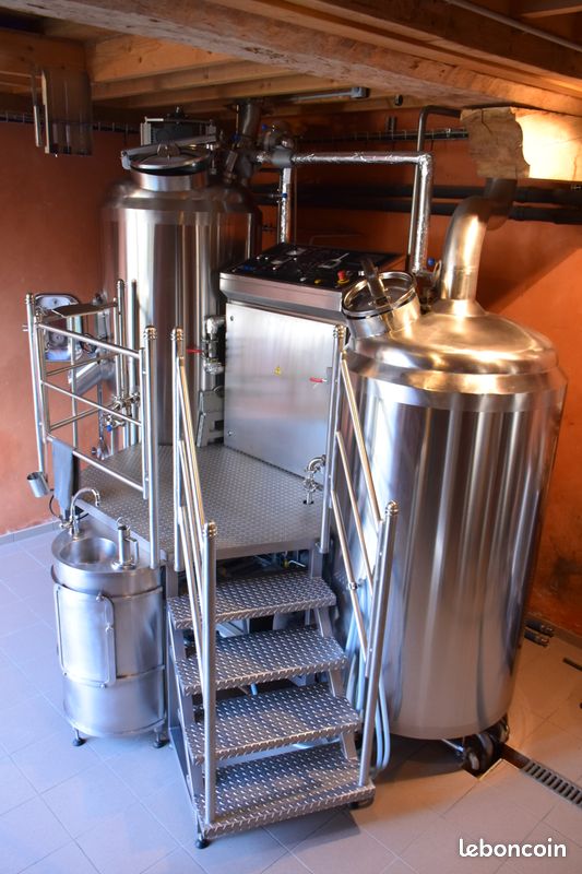 Brasserie (matériel de brassage de bière) à vapeur PSS 5/6 hl 1000hl/an (image 1)