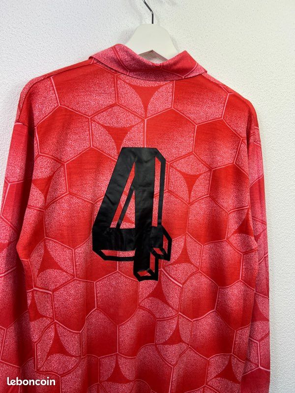 Maillot NFL Vintage Sand Knit #56 Rouge – Années 80 – Taille 2XL