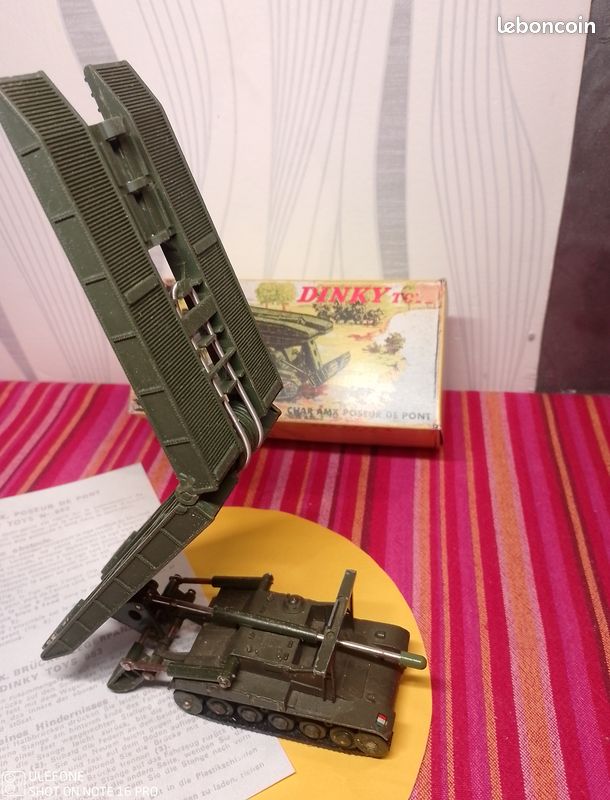 dinky toys ref 883 char AMX poseur de ponts incomplet