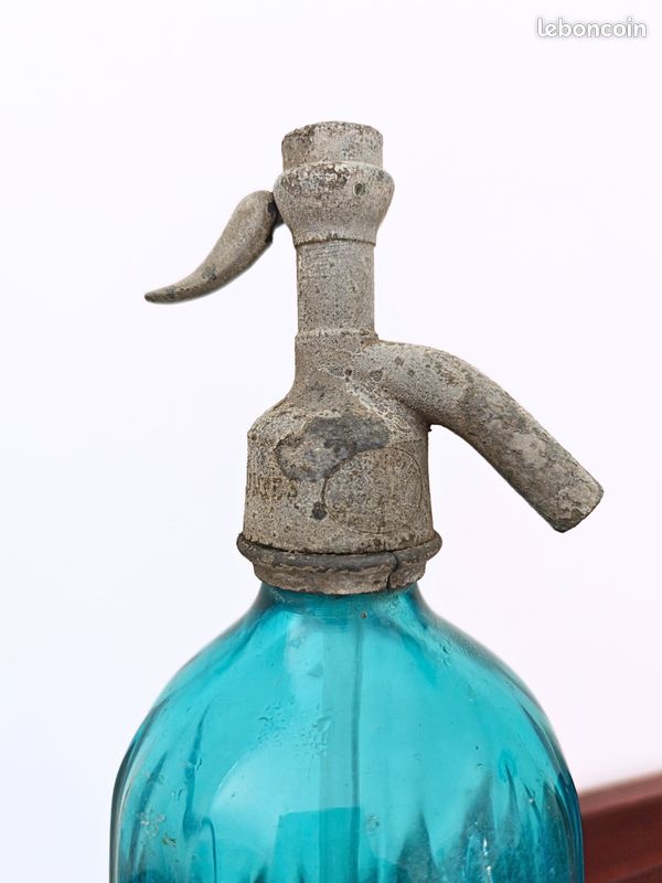 Siphon vintage bleu azur - Brasseries de la Meuse (image 3)