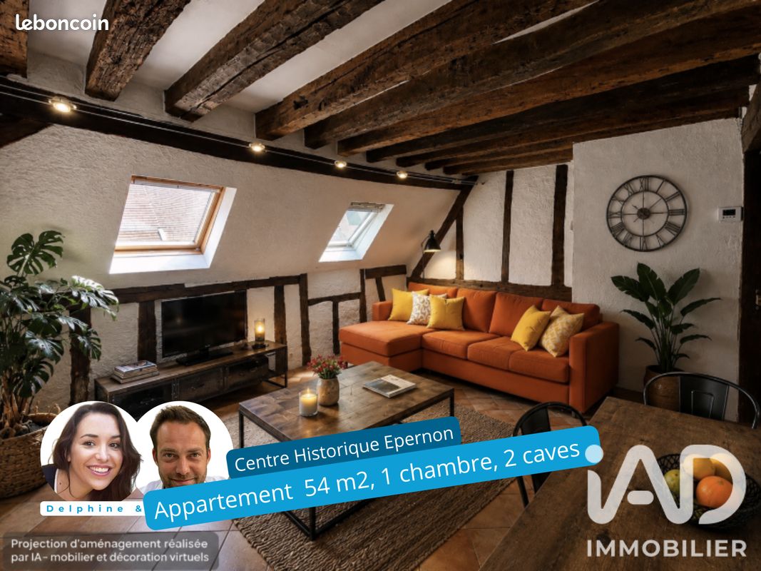 Appartement 2 pièces 55 m² · à Épernon · 55 m² · 144 000 €