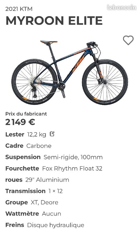 Buycycle Ktm Myroon Alpha 2021 Mountain Bike Ktm Myroon Pro 2021