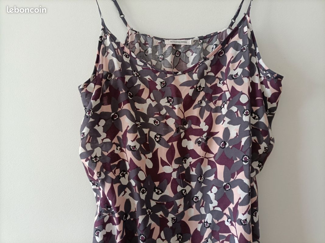 Robe d'été Monoprix Femme T42/44 (k17) (image 8)