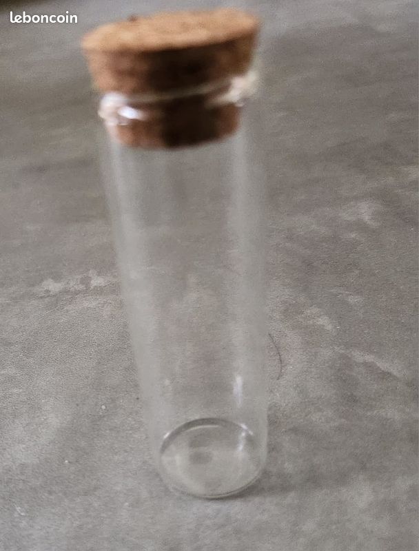 Lot De 25 Mini Bouteilles En Verre Avec Bouchon De Liège 60ml - Parfait Pour Mariages, Épices Et Décoration
