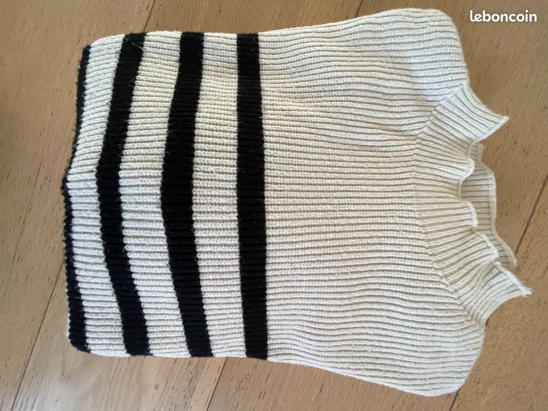 Pull Zara, Pull garçon, 13-14 ans, en maille, rayé, Zara