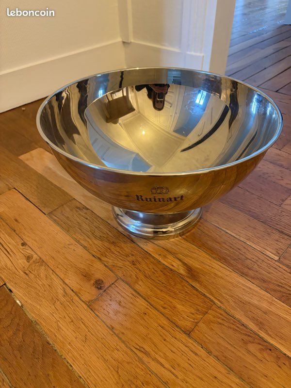 Vasque à Champagne Ruinart - Seau à Glace Argenté
