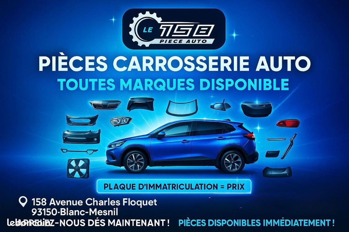 Pare choc capot aile phare Renault Clio 4 phase 2 (image 2)