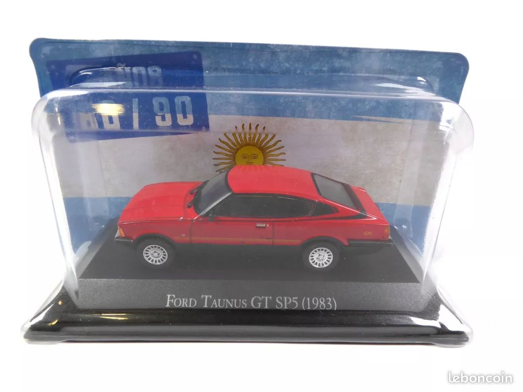 Modèle Réduit Ford Taunus GT SP5 1983 - Échelle 1/43, Couleur Rouge/orange/noir, Neuf