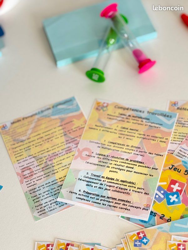 Jeu pour jouer et apprendre les tables de multiplication (image 6)