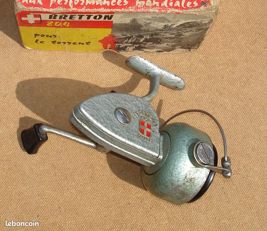 MOULINET DE PÊCHE Ancien BRETTON 804 EUR 20,00 - FR