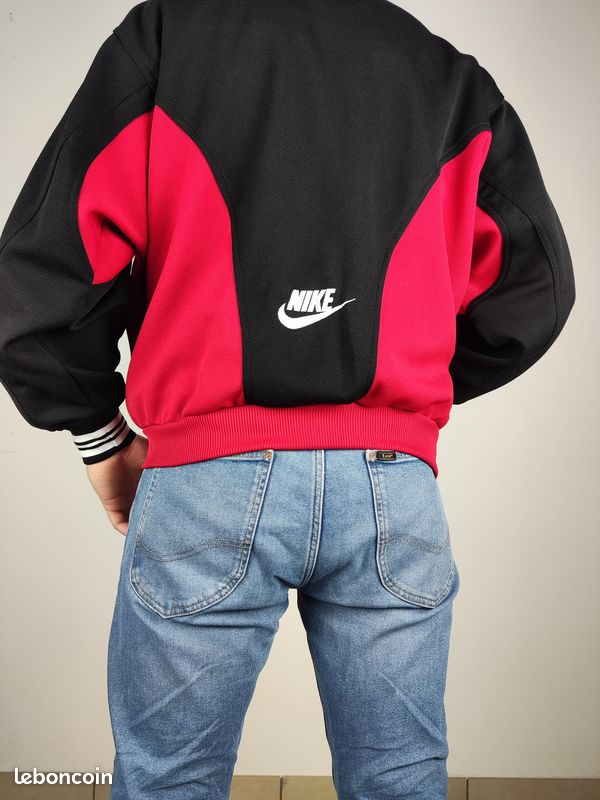 Veste Survetement Nike Air Rouge Et Noir Veste De Survêtement