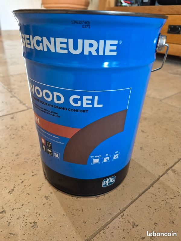 Lasure bois seigneurie liswood gel satin chêne clair 5L (image 2)
