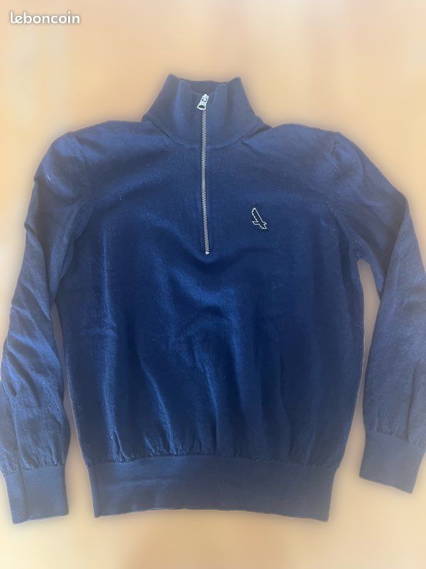 Pull Femme Aigle En Laine Bleu Marine - Taille XS - Occasion Très Bon état - Style Marin