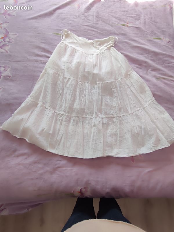 Jupe longue blanche (image 4)