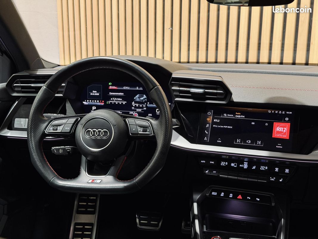 AUDI S3 SPORTBACK Quattro 2.0 310 S-tronic 8Y IMMAT FRANCE SUPERBE CONFIGURATION TOIT OUVRANT (image 26)