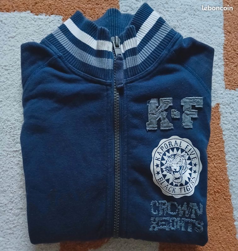 Sweat à zip Kaporal - Style Varsity / College | Taille S (image 10)