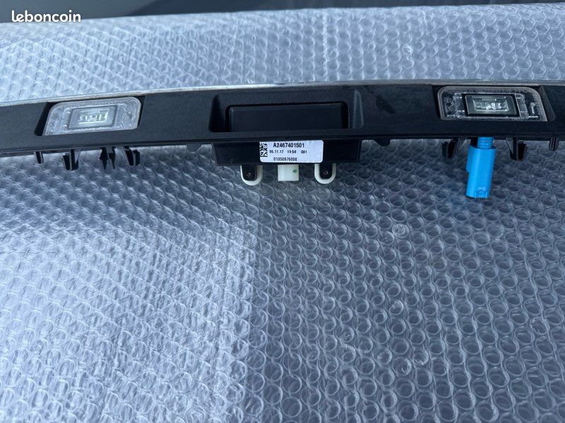 Poignée De Hayon Pour Mercedes Classe GLA W156 (2015+) Et Classe B W246 (2012-2019) - Noir, Avec Boucles