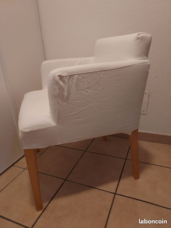 Fauteuil blanc (image 2)