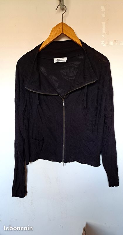 Gilet transparent Aldo Martins noir taille M (image 1)