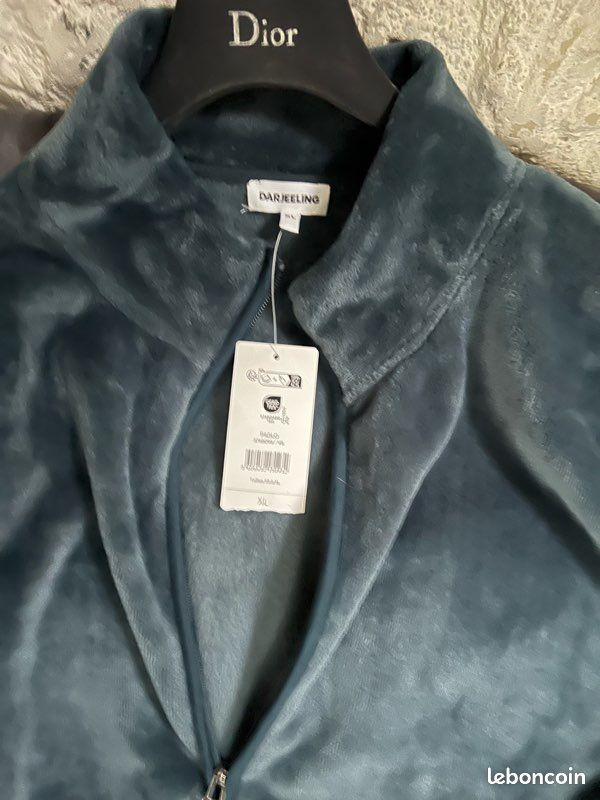 Peignoir En Satin Camel Darjeeling Taille 1 - Style Kimono - État Neuf Jamais Porté