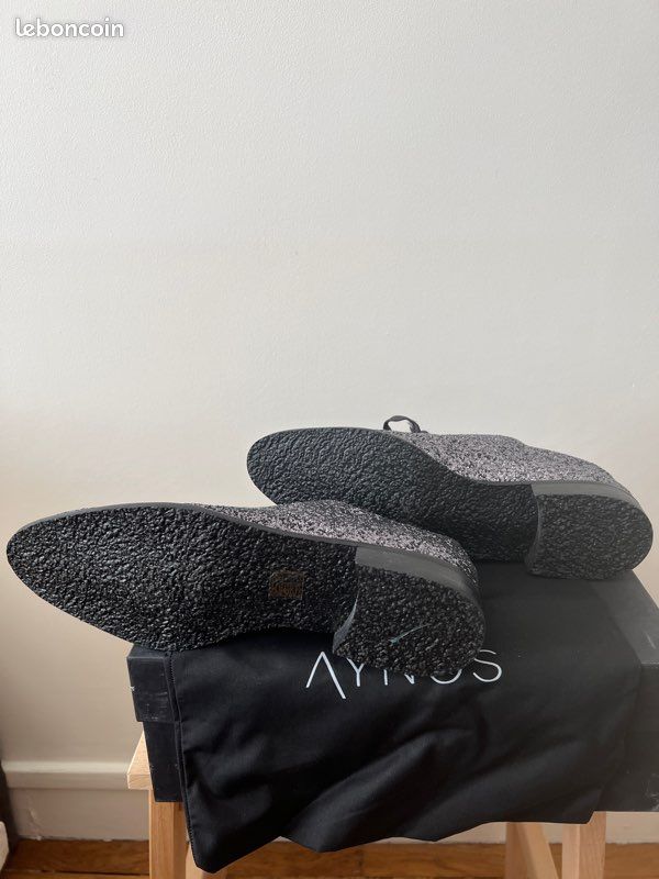 Derbies Pailleté gris AYNOS Taille 43 (image 5)