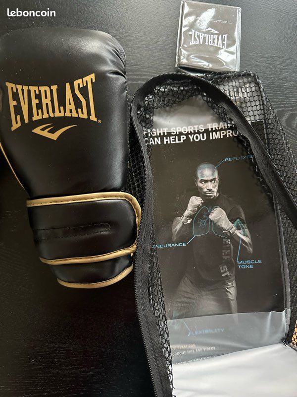 EVERLAST Kit Saco de Boxeo y Guante Everlast Powerlock Gris 16Oz