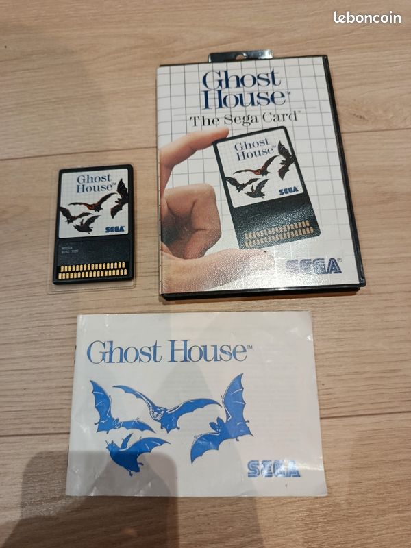 Jeu Sega Master System GHOST HOUSE - édition 1983, Bon état