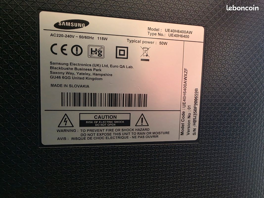 TV Samsung 102 cm 40" Full HD Smart TV – UE40H6400 (image 5)