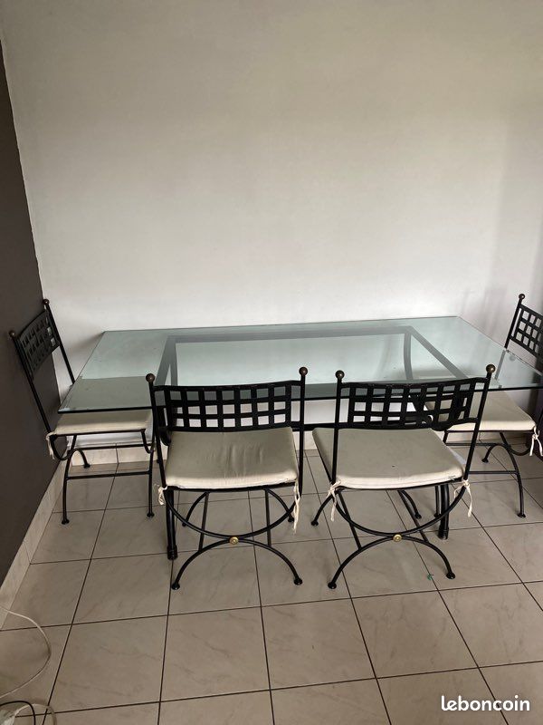 Table fer forgé (image 2)