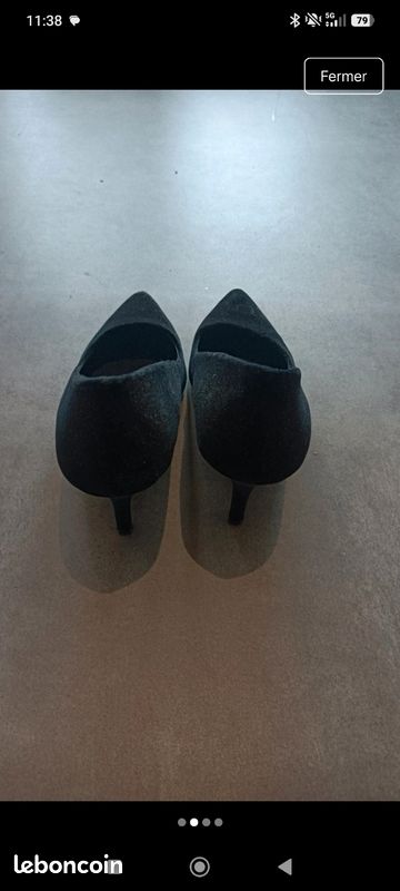 Escarpins en velours (image 3)