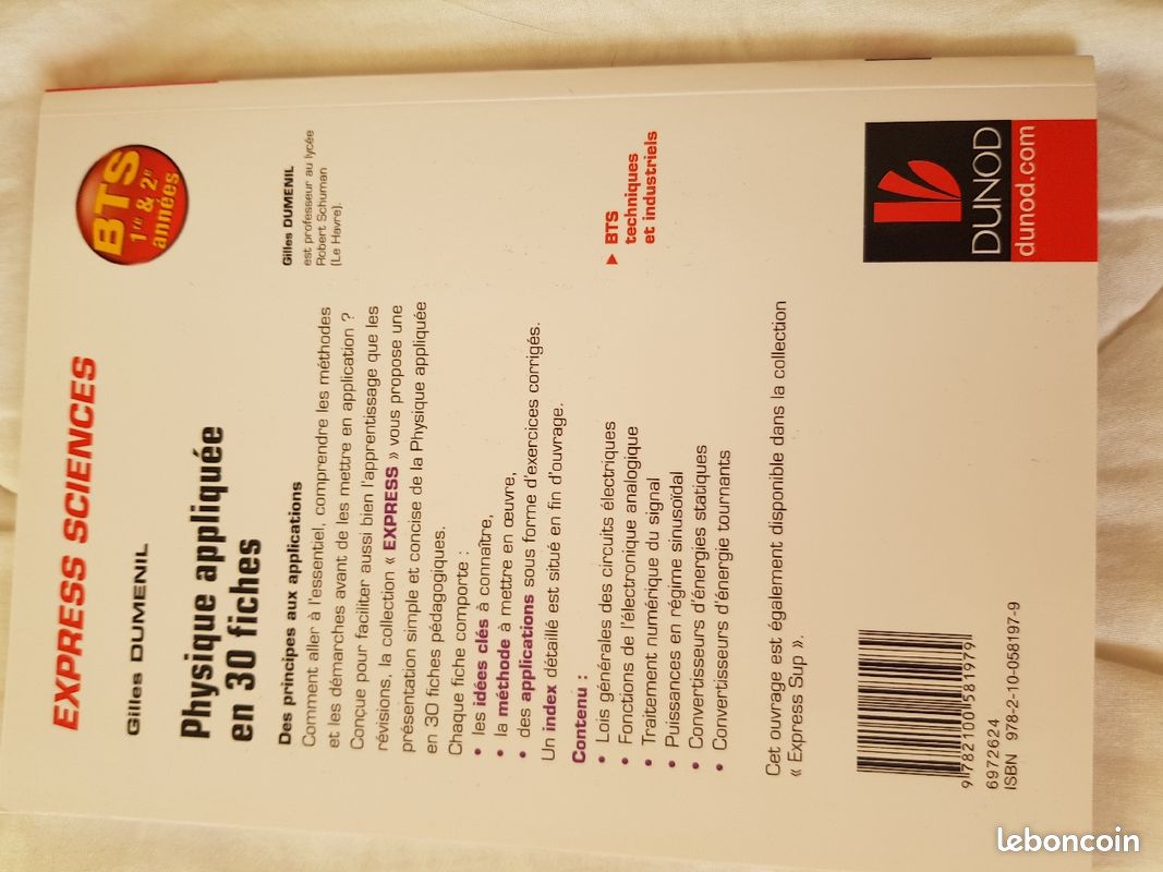 Livre Physique appliquée en 30 fiches (image 2)