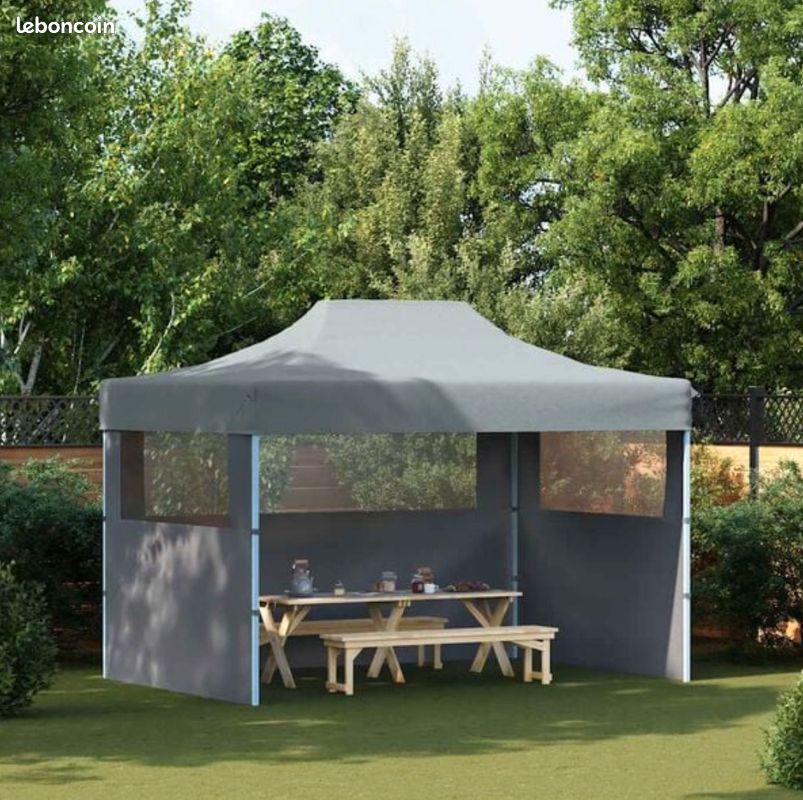 Tente De Camping Dôme Pour 3-4 Personnes - Imperméable, Facile à Monter, Livrée Avec Sac De Transport
