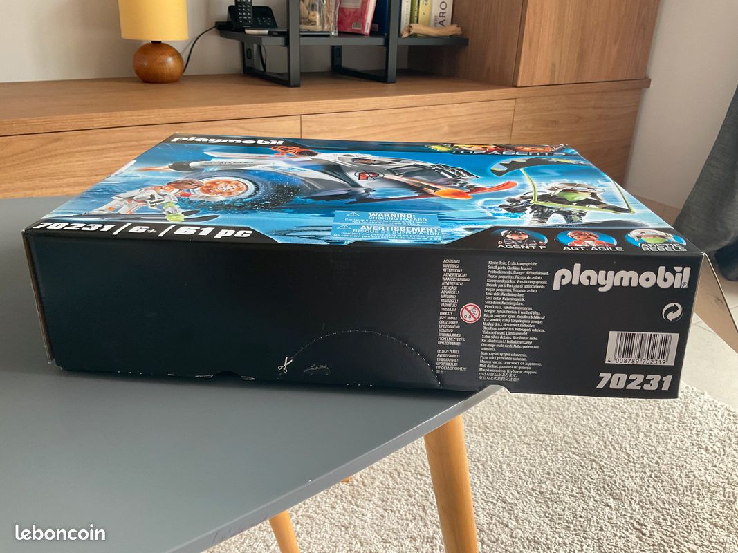 PLAYMOBIL 70231 véhicule des neiges de la spy team (image 3)