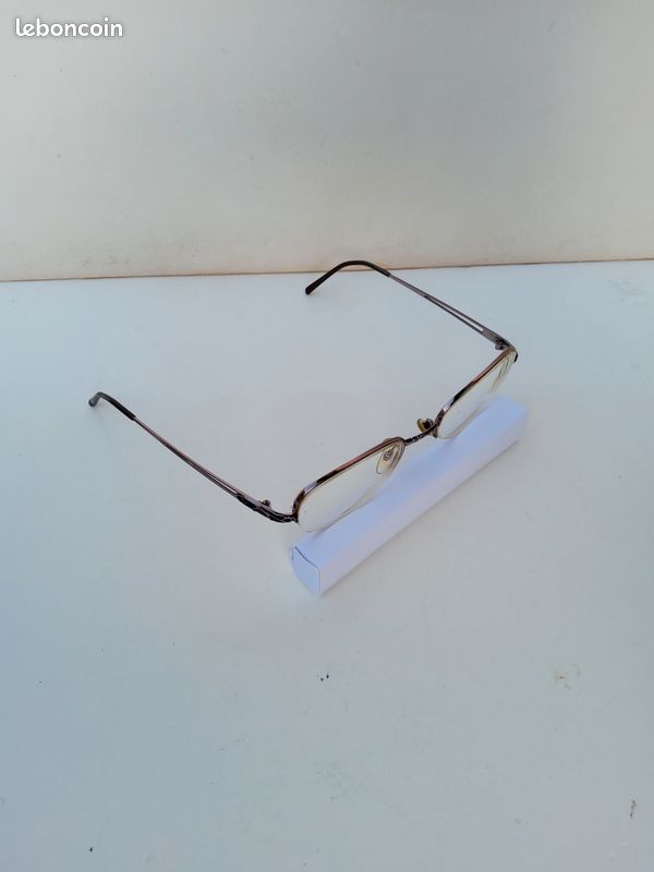 Monture de lunettes vintage Nina Ricci NR 2137 dorée / violette (image 2)