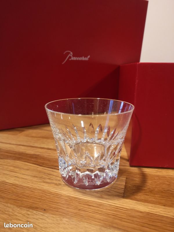 Lot De 6 Verres à Vin Rouge Baccarat D'Assas N°3 - Découpe - Boîte D'Origine