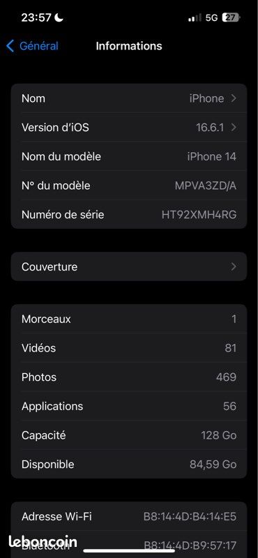 IPhone 14 rouge (image 3)