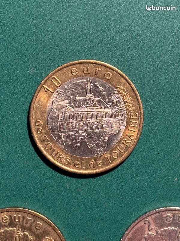 monnaies modernes francaises euro des villes. bandol (83). 3 euro 1997