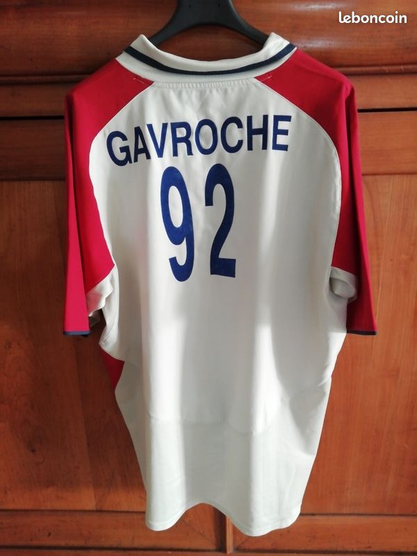 Maillot Football Vintage Matchworn – Strasbourg HOME 2003-2004 – N°24 FAHMI