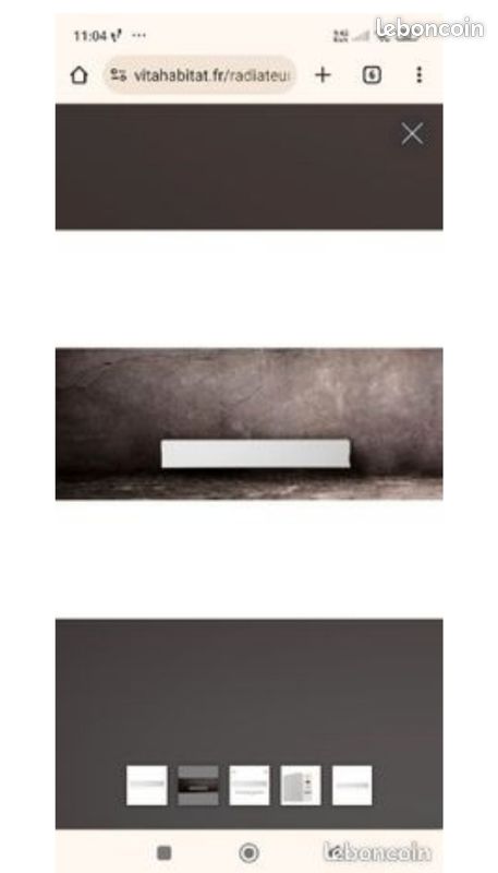 Radiateur plinthe neuf (image 2)