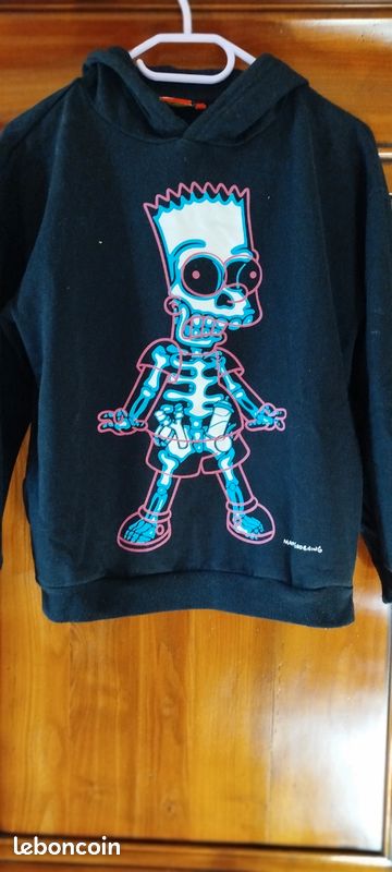 Sweat à capuche enfant The Simpsons (image 1)