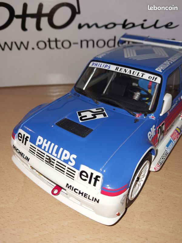 Miniature Renault 21 Super Production – 1988 – 1/18 – OTTO OT 975 – Argent