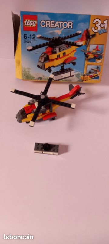 Lego 31029 hélicoptère cargo (image 2)